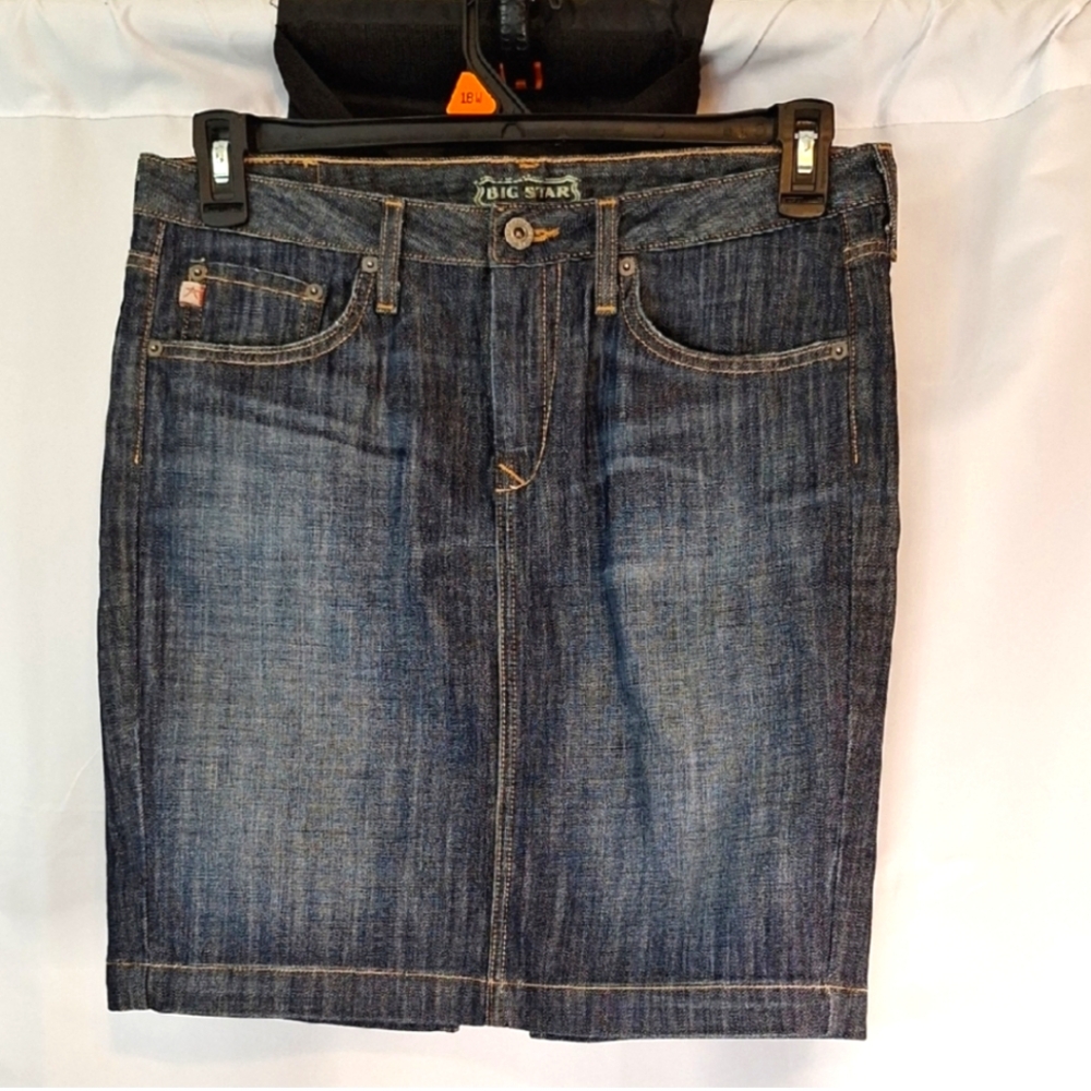Big Star Blue Denim Skirt